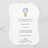 電球 招待状 (正面/裏面)