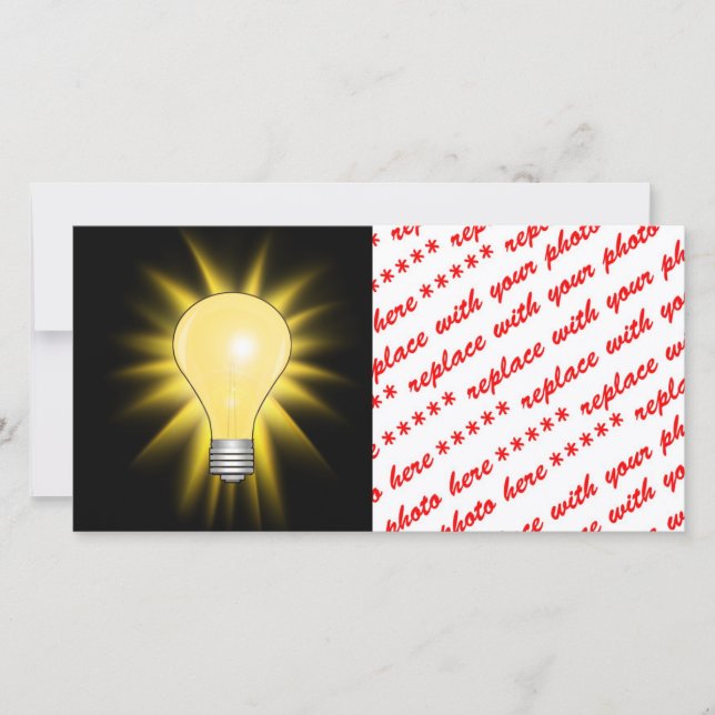 電球 – 明るいアイディア (正面)