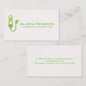 電球 | 電力 | エネルギー 名刺 (正面/裏面)