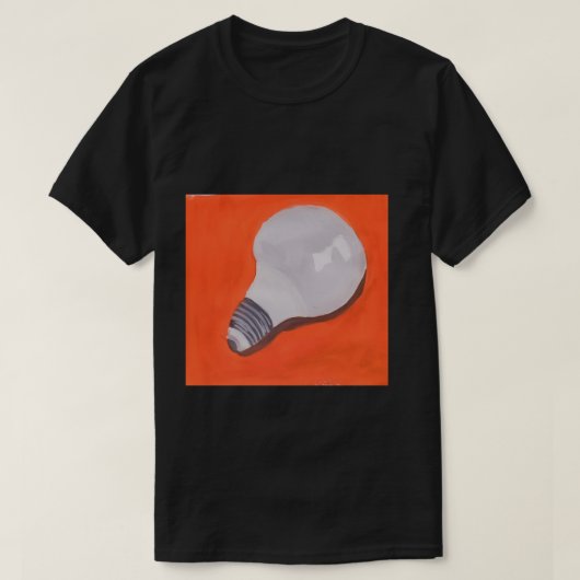 電球 Tシャツ (デザイン正面)