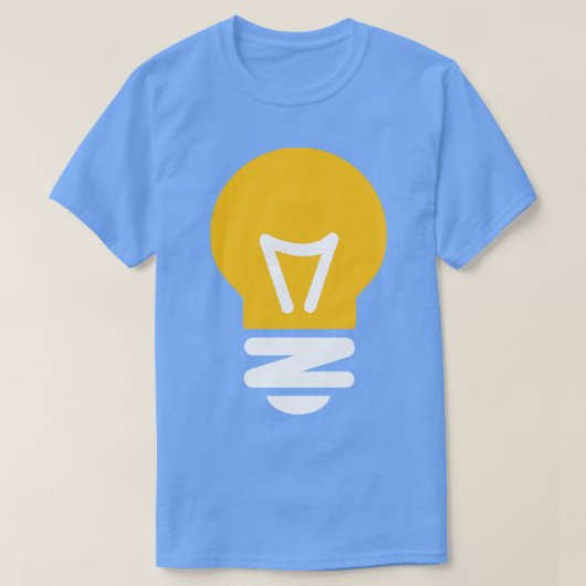 電球 Tシャツ (デザイン正面)