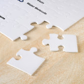 電磁スペクトル(波長の比較) ジグソーパズル (側面)