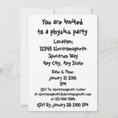 電磁スペクトル(物理学) 招待状 (裏面)