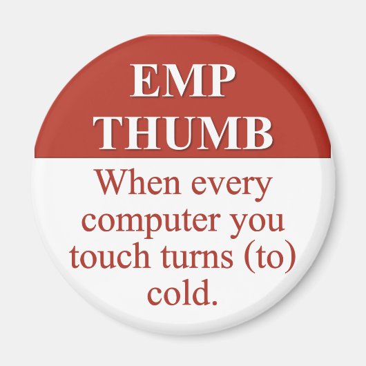 電磁パルスによるコンピュータの破壊 マグネット (正面)