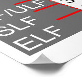 電磁光スペクトルの図 ポスター (角)