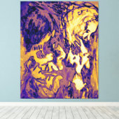 電磁放射線 キャンバスプリント (インサイチュ (ウッドフロア))