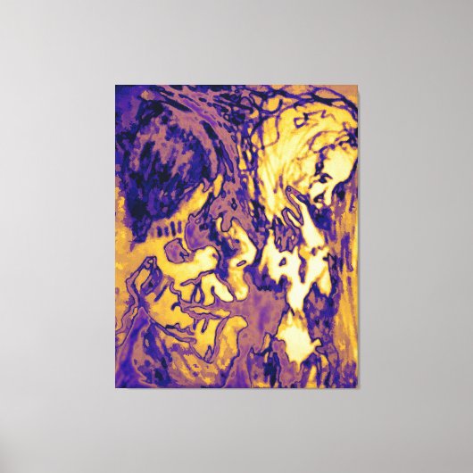 電磁放射線 キャンバスプリント (正面)