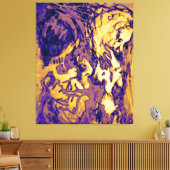 電磁放射線 キャンバスプリント (インサイチュ (リビング))