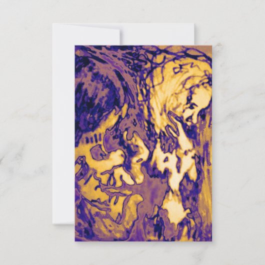 電磁放射線 招待状 (正面)