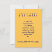 電磁放射線 招待状 (裏面)