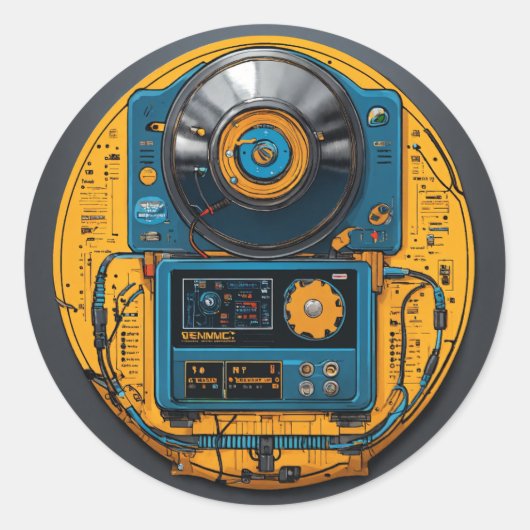 電磁気シール ラウンドシール (正面)