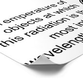 電磁波スペクトル特性の図 ポスター (角)