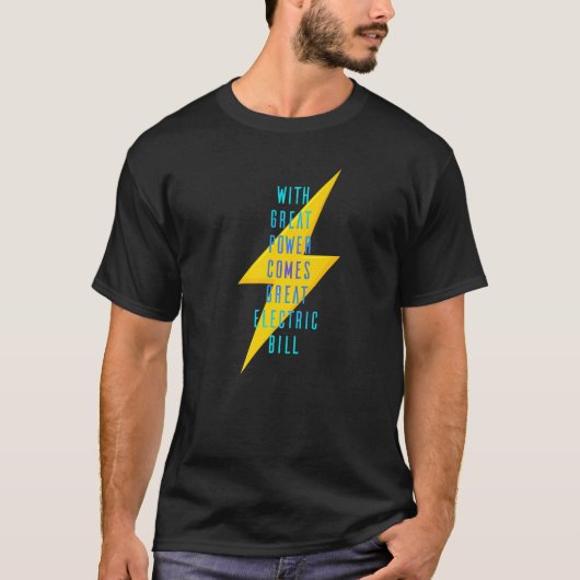 電素晴らし力代来素晴らし金で Tシャツ (正面)