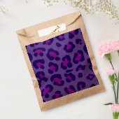 「電紫色ヒョウ」 フェイバーバッグ (封をした状態)