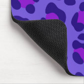「電紫色ヒョウ」 マウスパッド (コーナー)