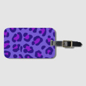 「電紫色ヒョウ」 ラゲッジタグ (正面横)