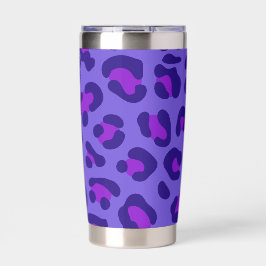 「電紫色ヒョウ」 保温保冷タンブラー