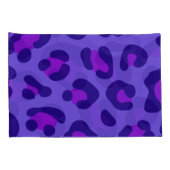 「電紫色ヒョウ」 枕カバー (裏面-右)