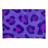 「電紫色ヒョウ」 枕カバー (正面左)