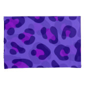 「電紫色ヒョウ」 枕カバー (正面右)