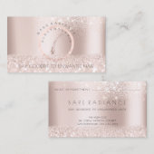 電解脱毛アポイントメントバラグリッター 予約カード (正面/裏面)