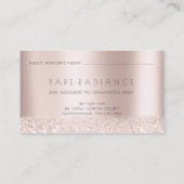 電解脱毛アポイントメントバラグレー 予約カード (裏面)