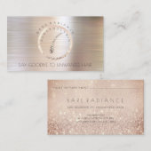 電解脱毛アポイントメントバラコンフェット 予約カード (正面/裏面)