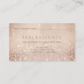 電解脱毛アポイントメントバラコンフェット 予約カード (裏面)