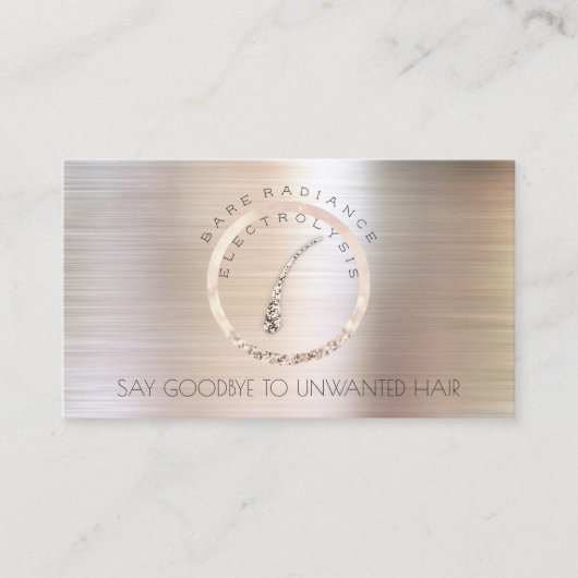 電解脱毛アポイントメントバラスパーク 予約カード (正面)