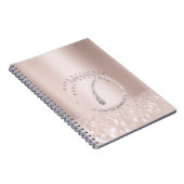 電解脱毛バラロゴグリッターSpark1 ノートブック (右側)