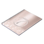 電解脱毛バラロゴグリッターSpark1 ノートブック (左側)