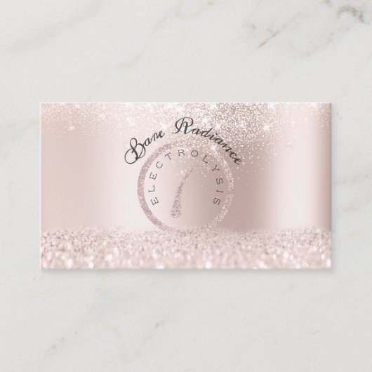 電解脱毛ピンクローズアポイントメント 予約カード (正面)