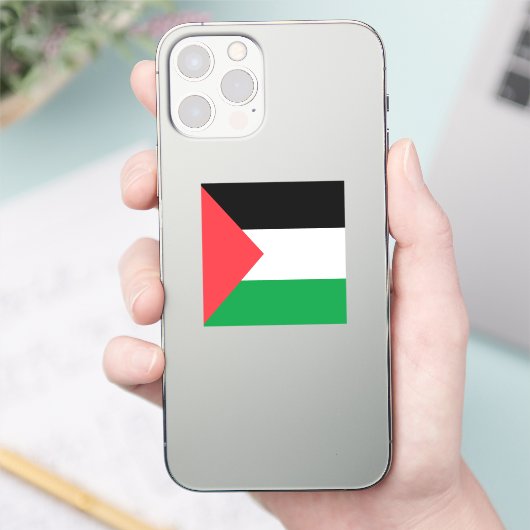 電話علم فلسطين用パレスチナ国旗のシール シール (スマートフォン)