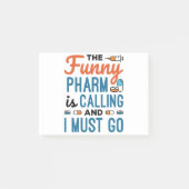 電話おもしろいがかかってきたから行かねばならない ポストイット (正面)