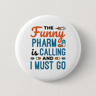 電話おもしろいがかかってきたから行かねばならない 缶バッジ