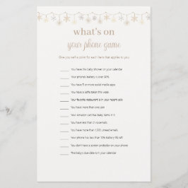 電話おもしろいの赤ちゃんシャワーゲームの内容