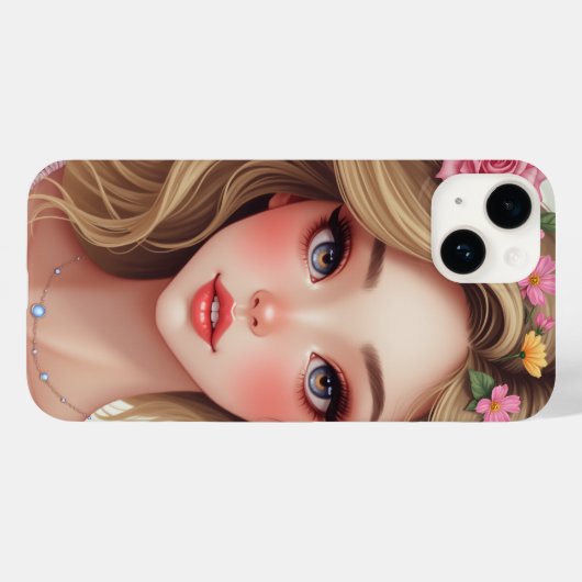 電話かわいらしケース Case-Mate iPhoneケース (裏面 (横))