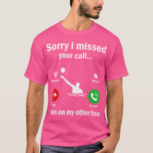 電話が他の恋しく思回線のPにあってごめんなさい Tシャツ