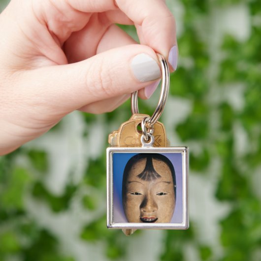 電話される若い男の子のNohの劇場のマスク キーホルダー (手)