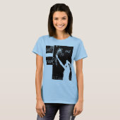 電話して下さい私を衝突の女の子のワイシャツ(tayladesign)と tシャツ (正面フル)