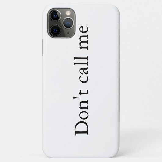 電話しない – Case-Mate iPhoneケース (裏面)