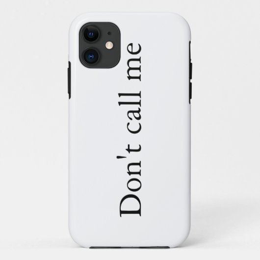 電話しない – iPhoneケース Case-Mate iPhoneケース (裏面)
