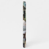 電話しゃれているに海頭が切れる事乗れ! iPhoneケース (左側)