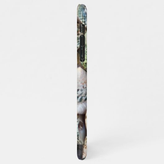 電話しゃれているに海頭が切れる事乗れ！ iPhoneケース (左側)