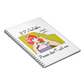 電話するな、デザイン ノートブック (右側)