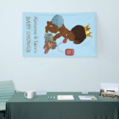 電話でパーソナライズされたのプリンスベビーシャワー 横断幕 (トレードショー)