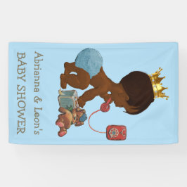 電話でパーソナライズされたのプリンスベビーシャワー 横断幕