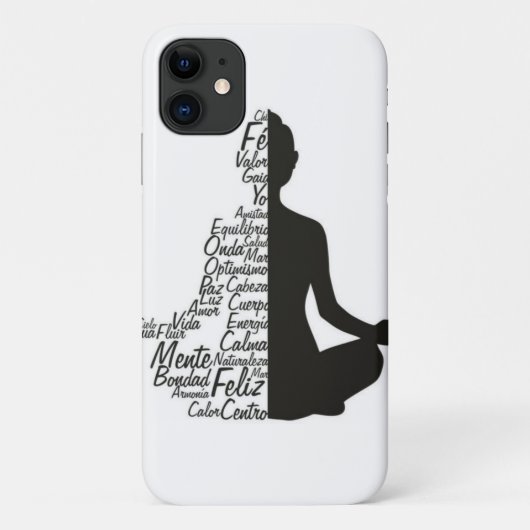 電話でヨガケース Case-Mate iPhoneケース (裏面)