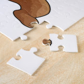 電話で秘書として務める ジグソーパズル (側面)
