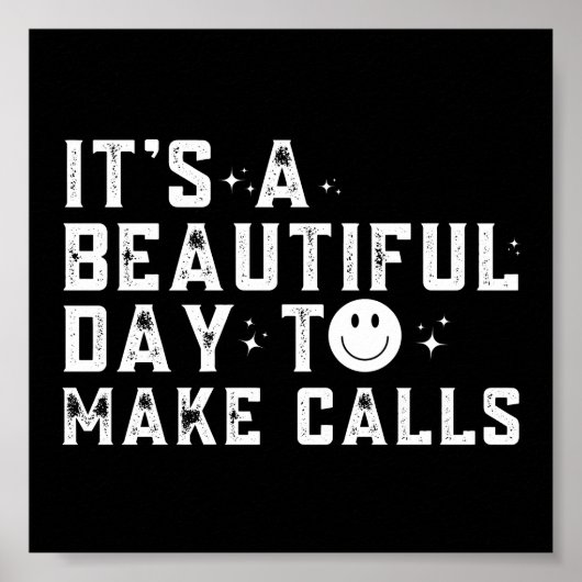 電話で電話するのは美しい日だ ポスター (正面)